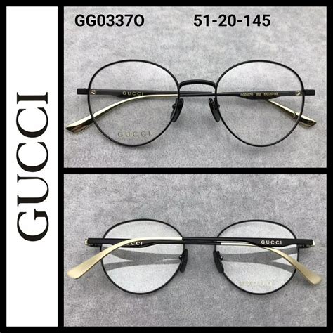 gucci gg03370|Gucci GG0337O Round Glasses .